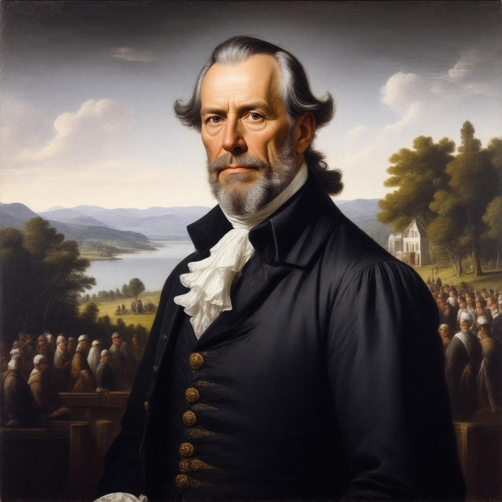 AI-created image of Jabez Botsford