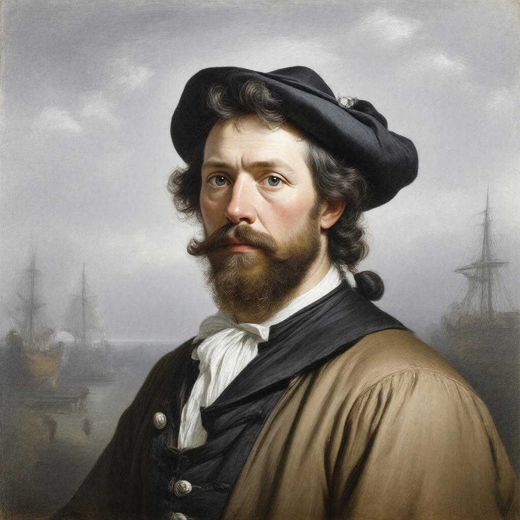 AI-created image of Jabez Howland