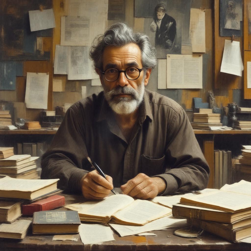 AI-created image of Jack Hirschman