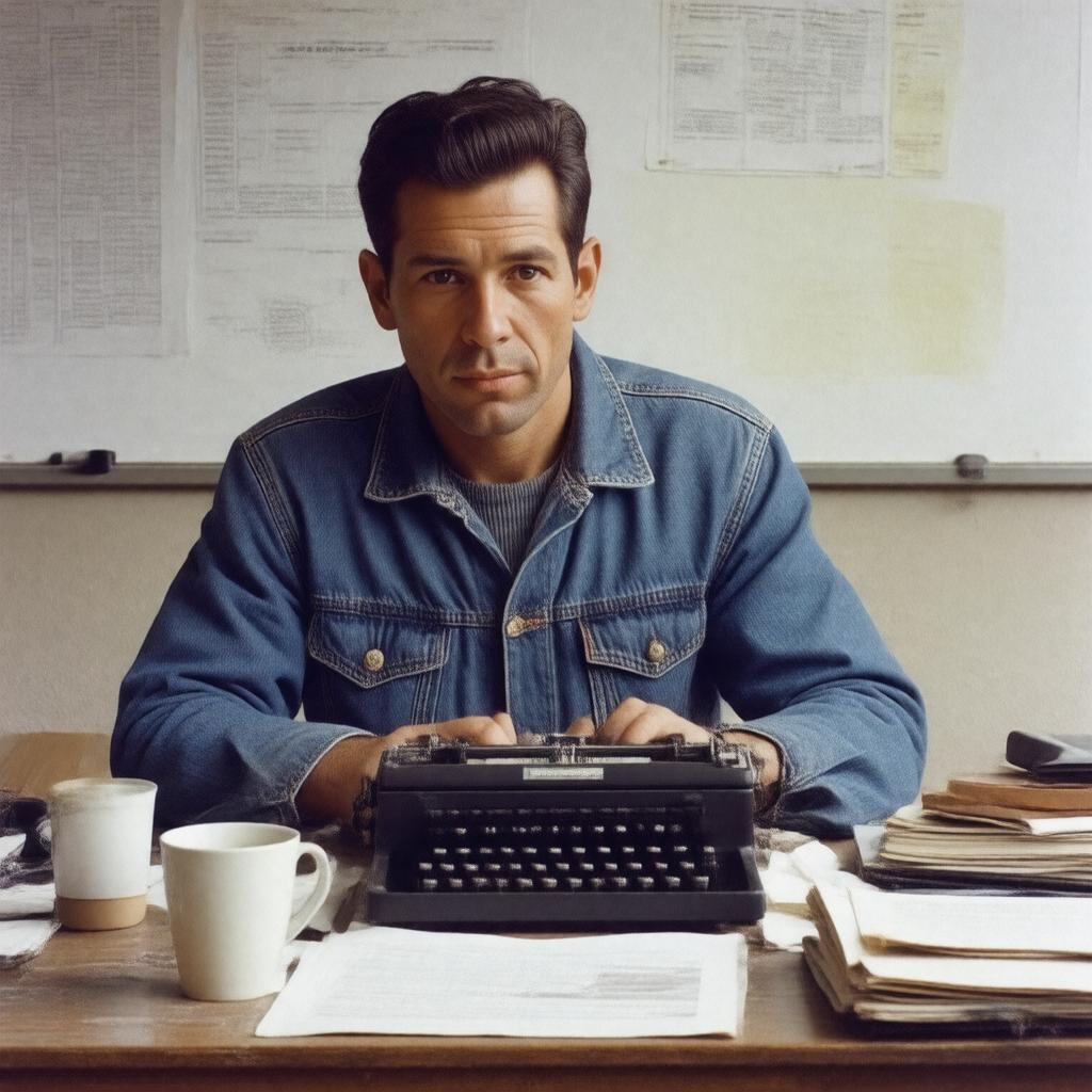 AI-created image of Jack Kerouac