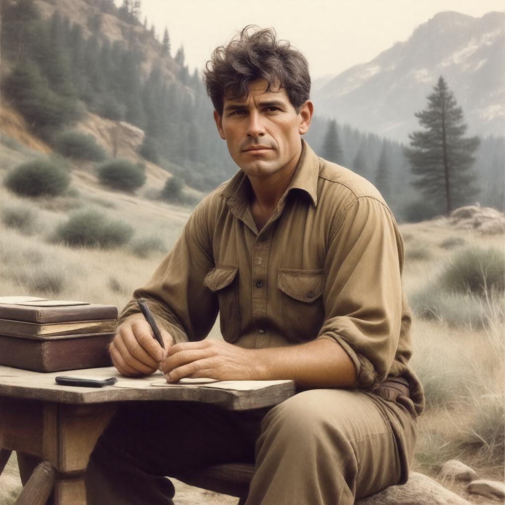 AI-created image of Jack London