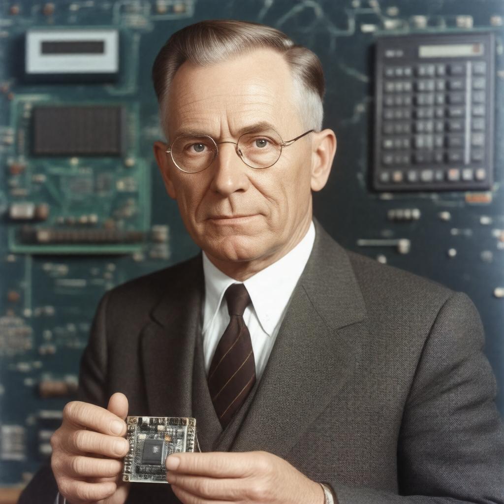 AI-created image of Jack St. Clair Kilby