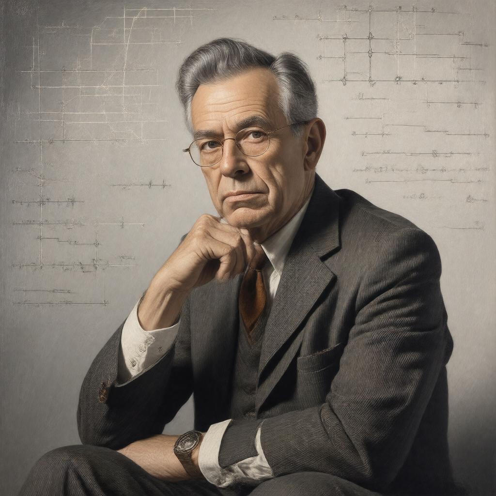 AI-created image of Jack Steinberger