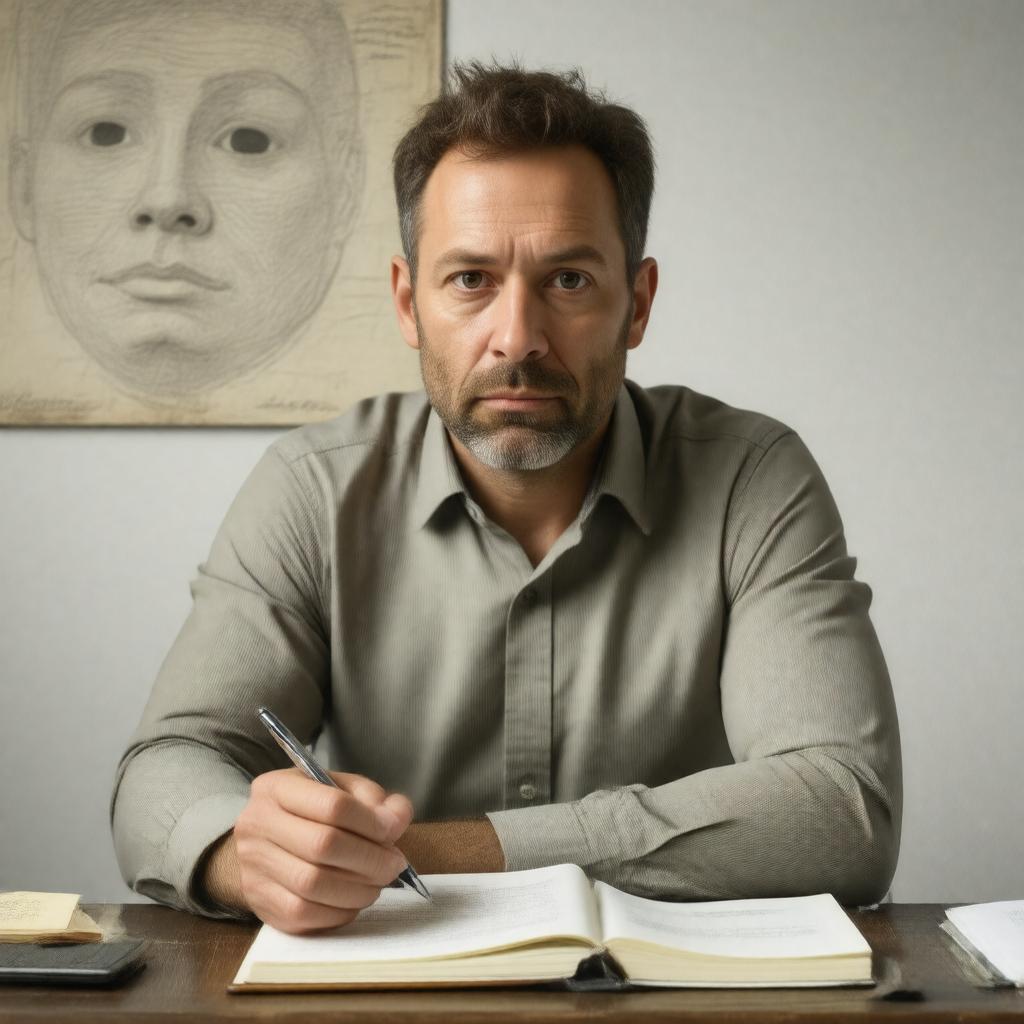 AI-created image of Jack Thorne