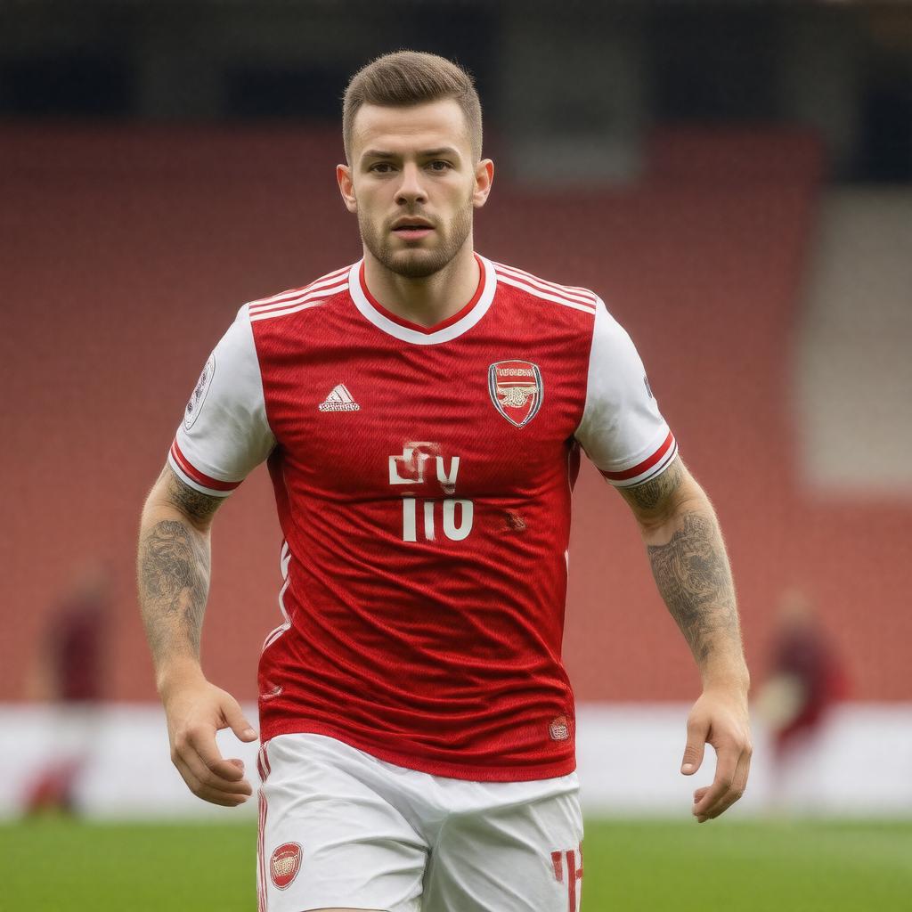 AI-created image of Jack Wilshere