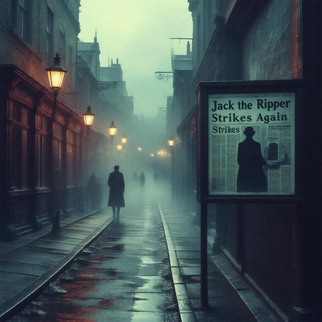 AI-created image of Jack the Ripper murders