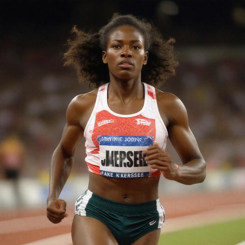 AI-created image of Jackie Joyner-Kersee