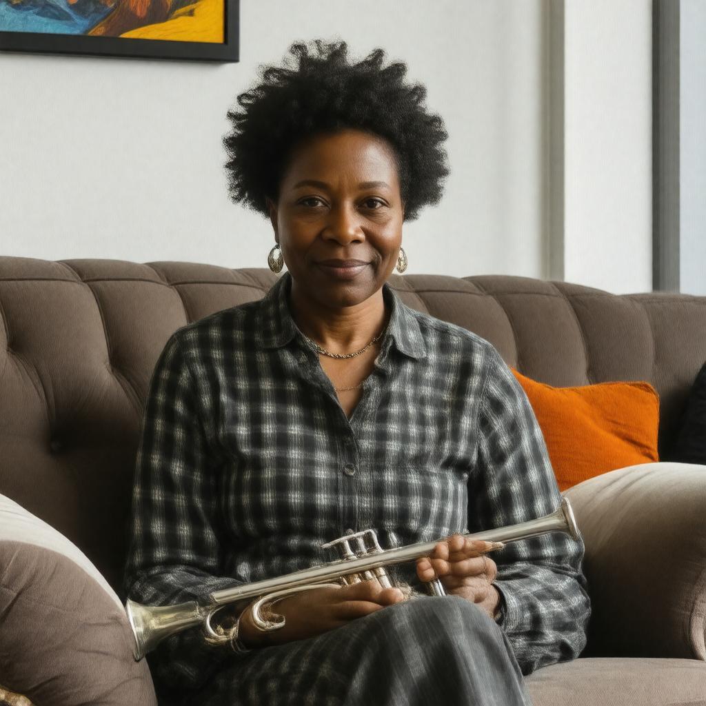 AI-created image of Jackie Kay