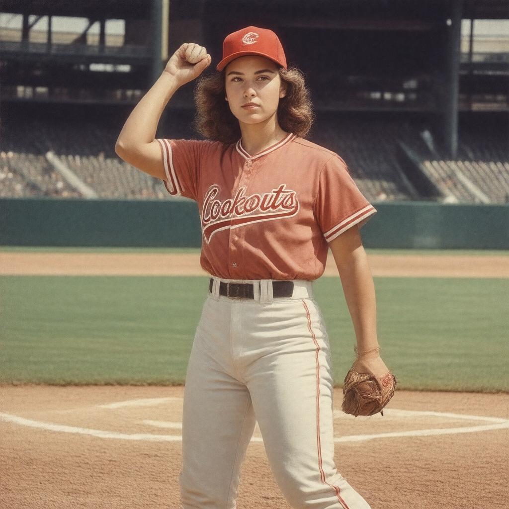 AI-created image of Jackie Mitchell