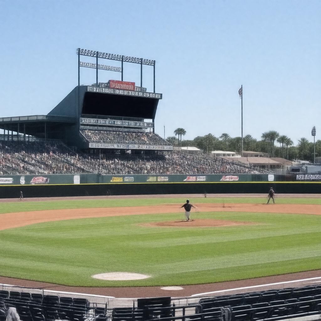 Click to view larger image AI-created image of Jackie Robinson Ballpark