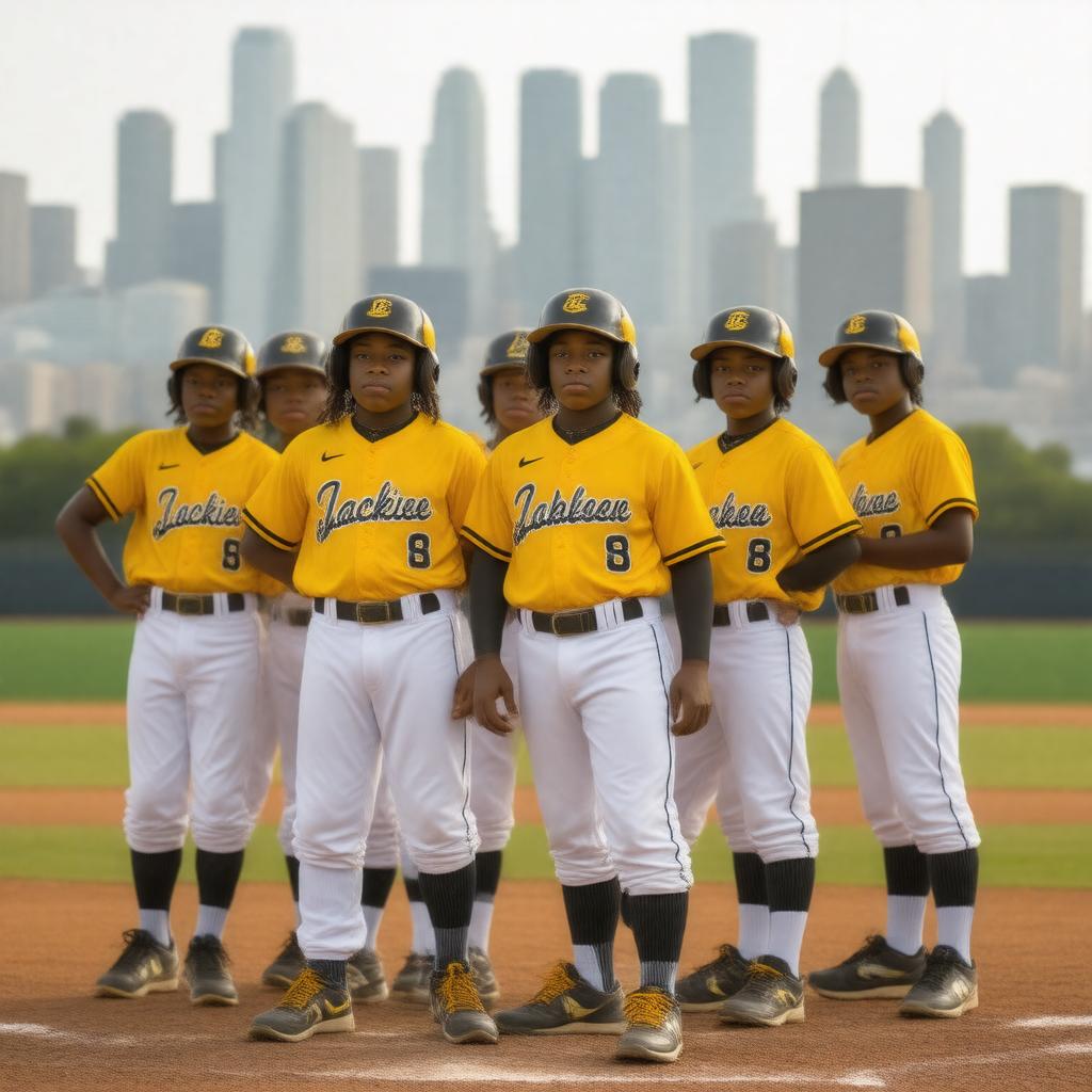 AI-created image of Jackie Robinson West Little League