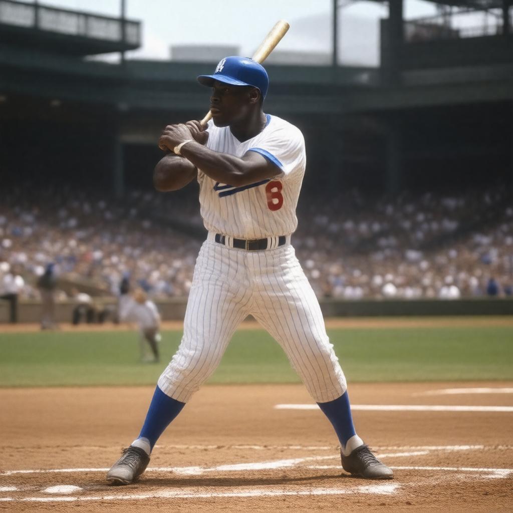 AI-created image of Jackie Robinson