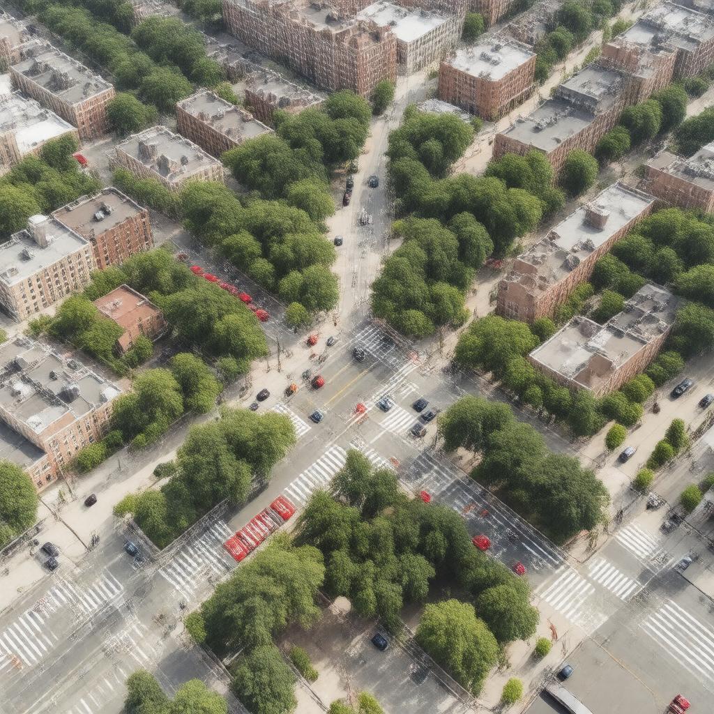 AI-created image of Jackson Heights