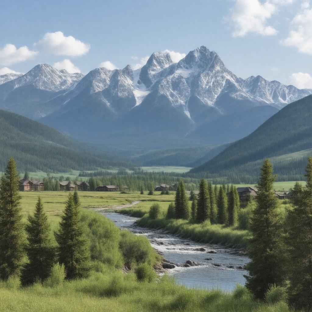 AI-created image of Jackson Hole