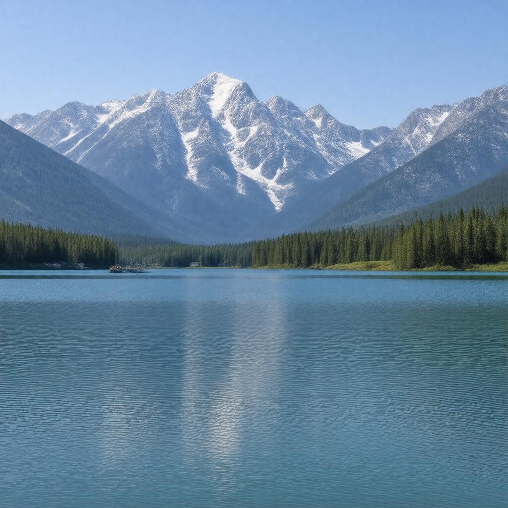 AI-created image of Jackson Lake