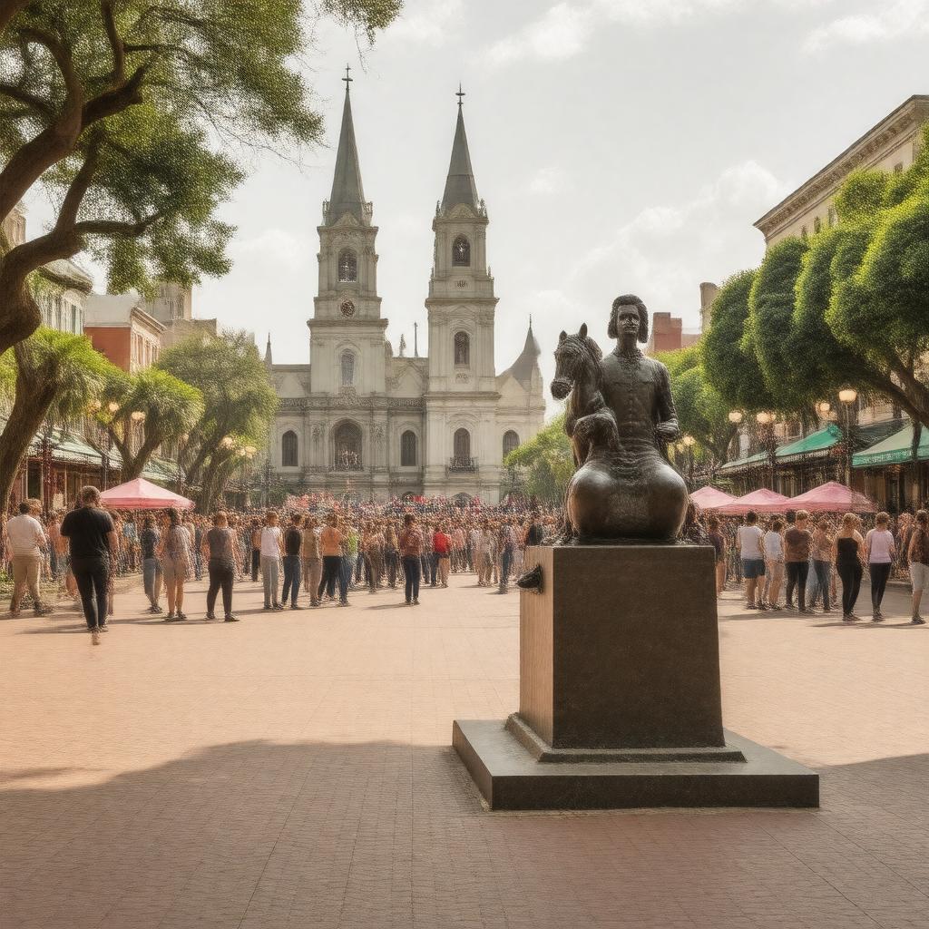 Click to view larger image AI-created image of Jackson Square