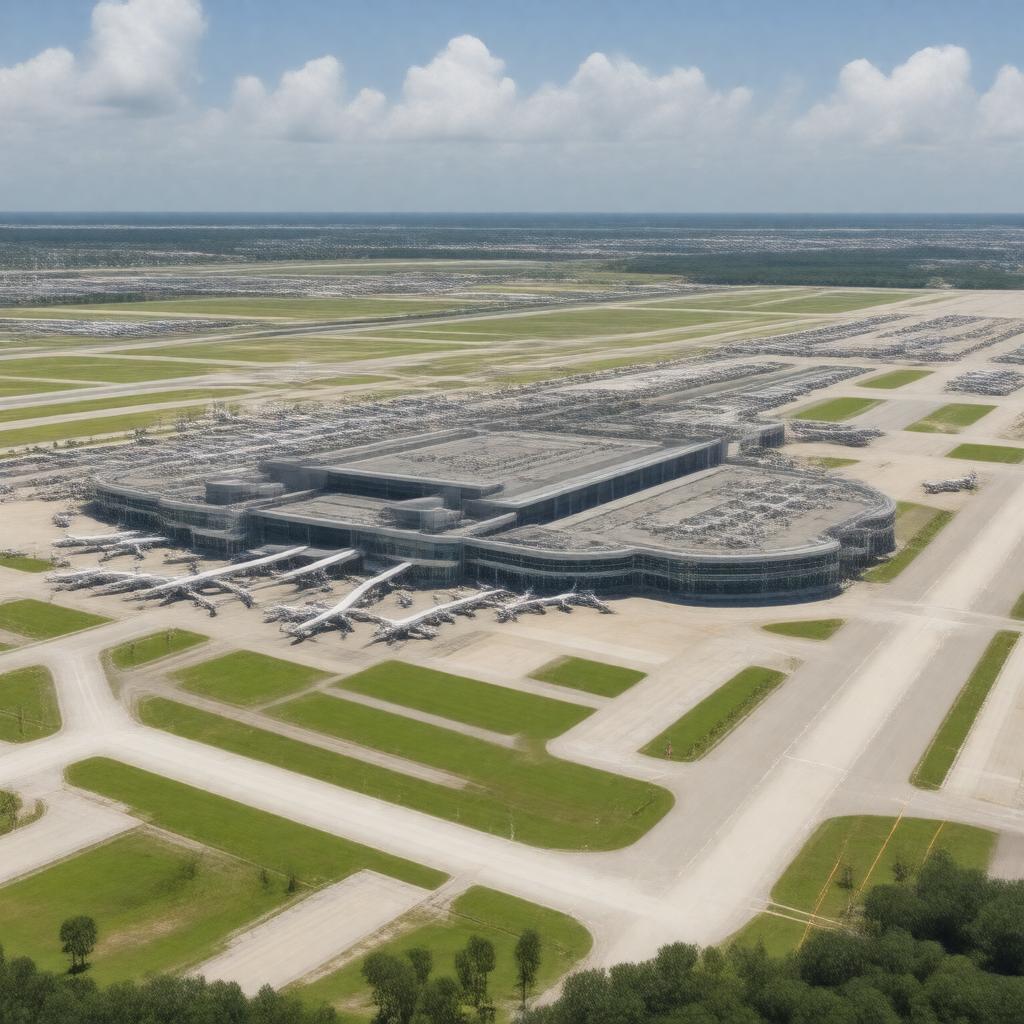 AI-created image of Jacksonville International Airport