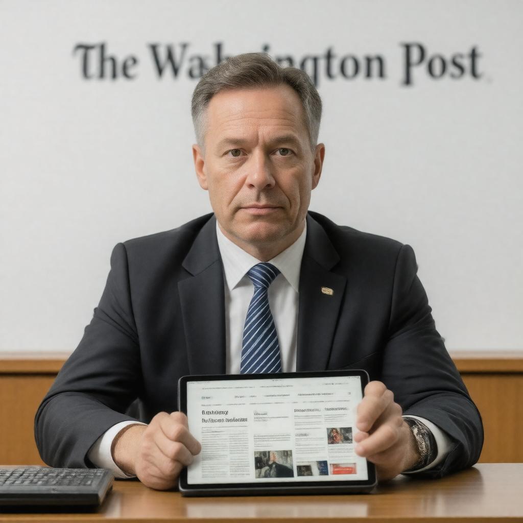 Click to view larger image AI-created image of Jacob Bogage