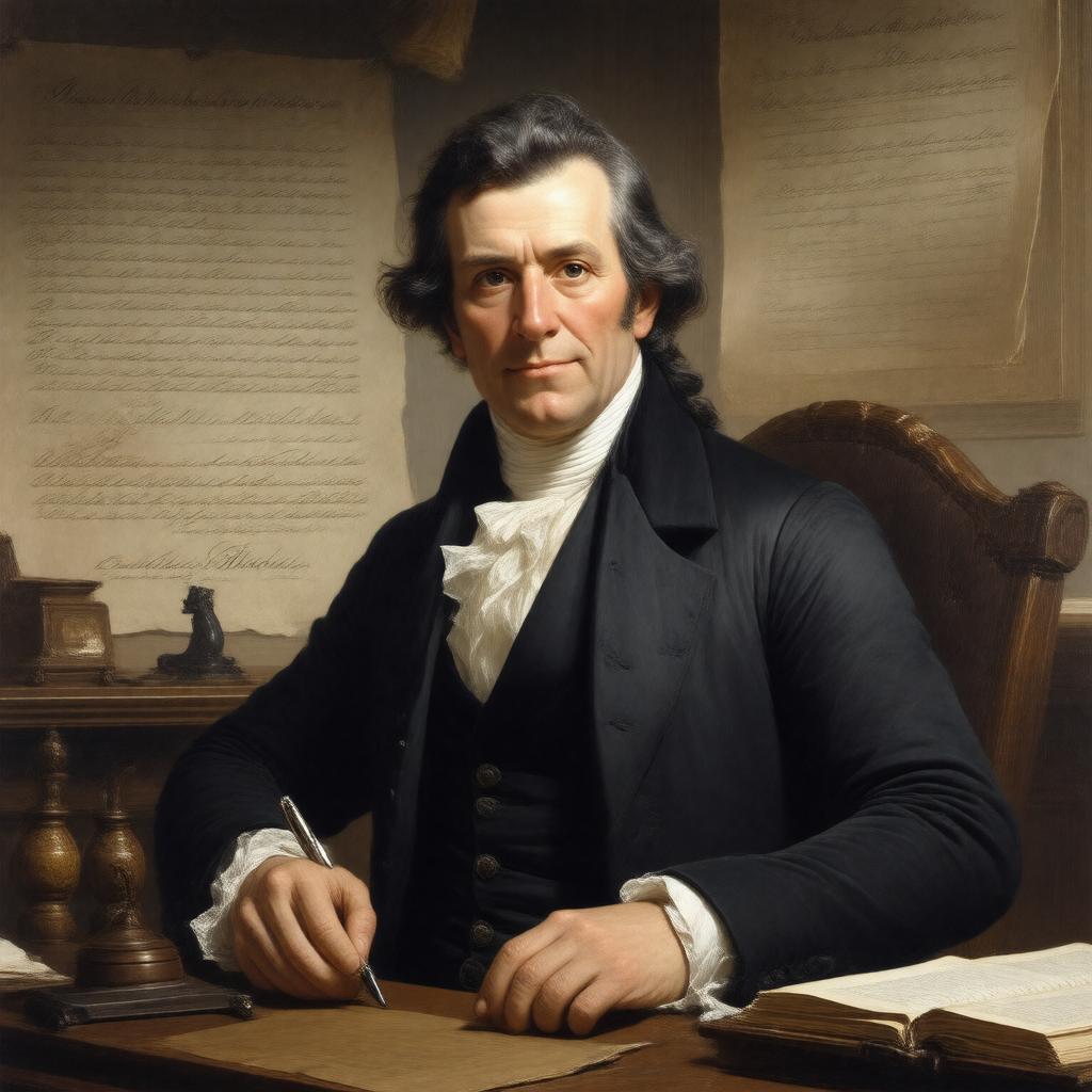 AI-created image of Jacob Broom