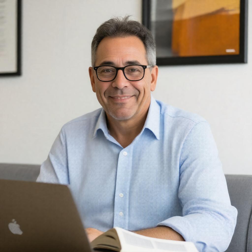 AI-created image of Jacob Weisberg