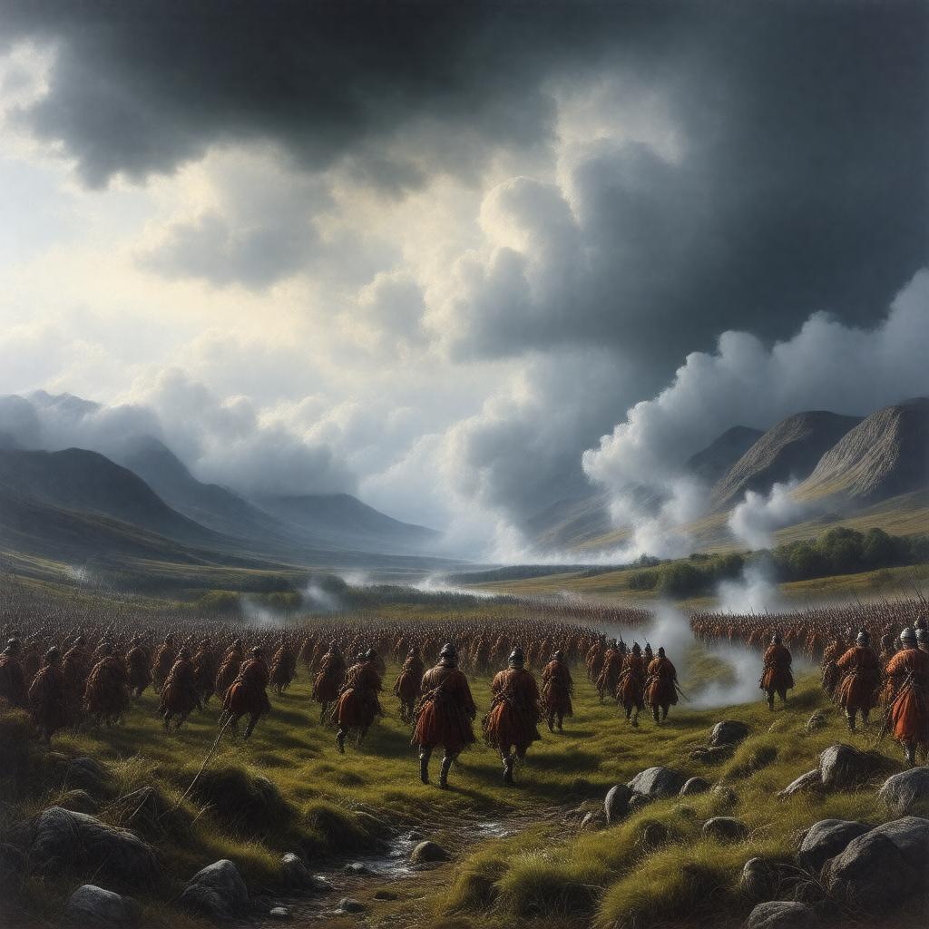 AI-created image of Jacobite risings