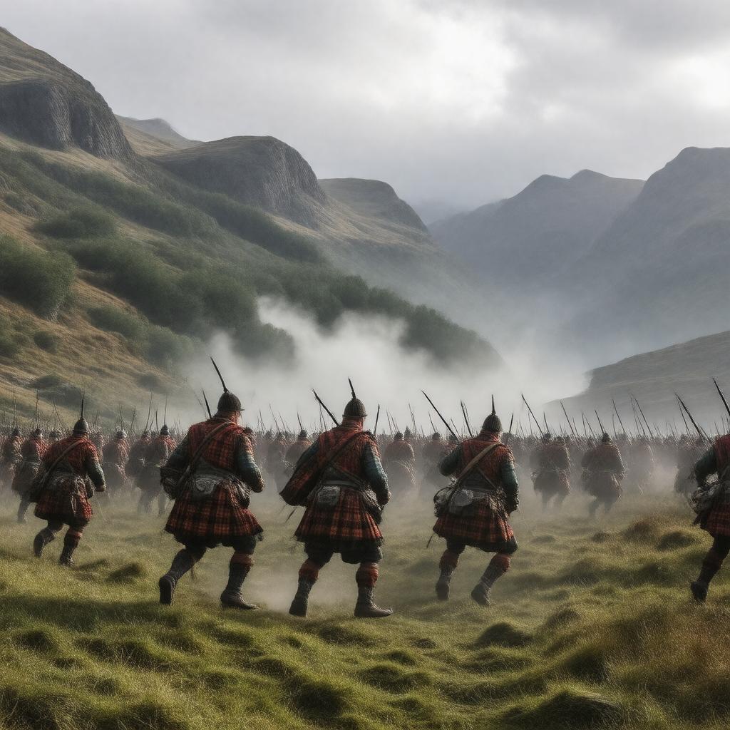 AI-created image of Jacobite uprisings