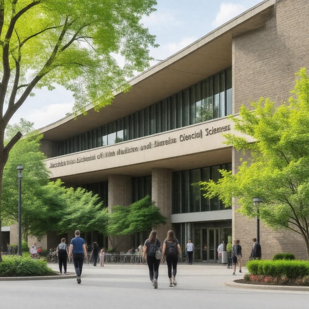 Click to view larger image AI-created image of Jacobs School of Medicine and Biomedical Sciences