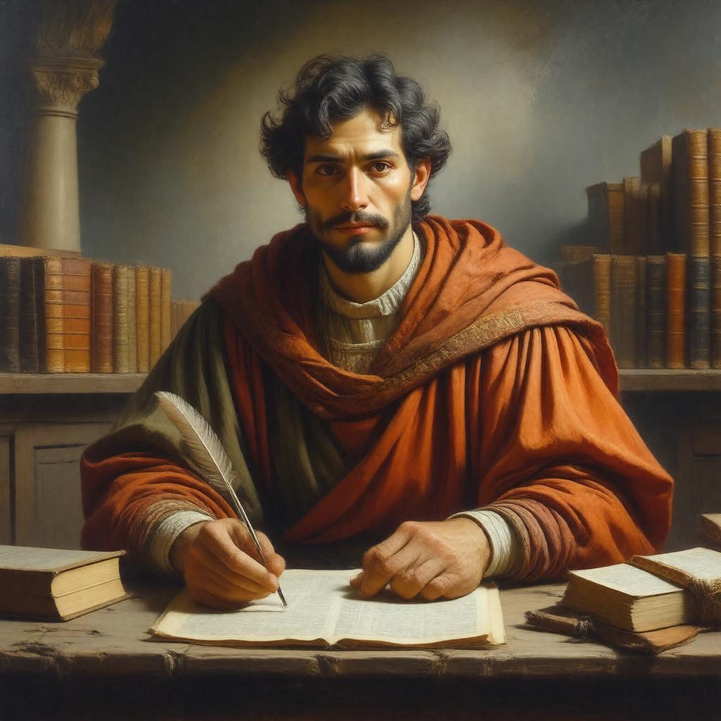 AI-created image of Jacopo Alighieri