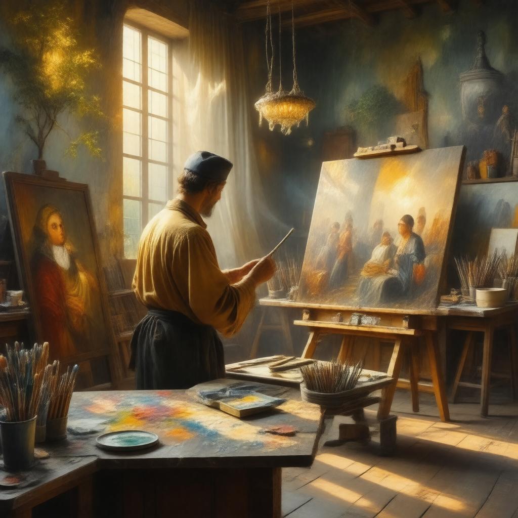 AI-created image of Jacopo Bassano