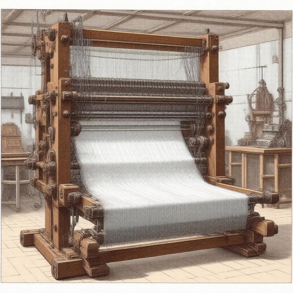 AI-created image of Jacquard loom