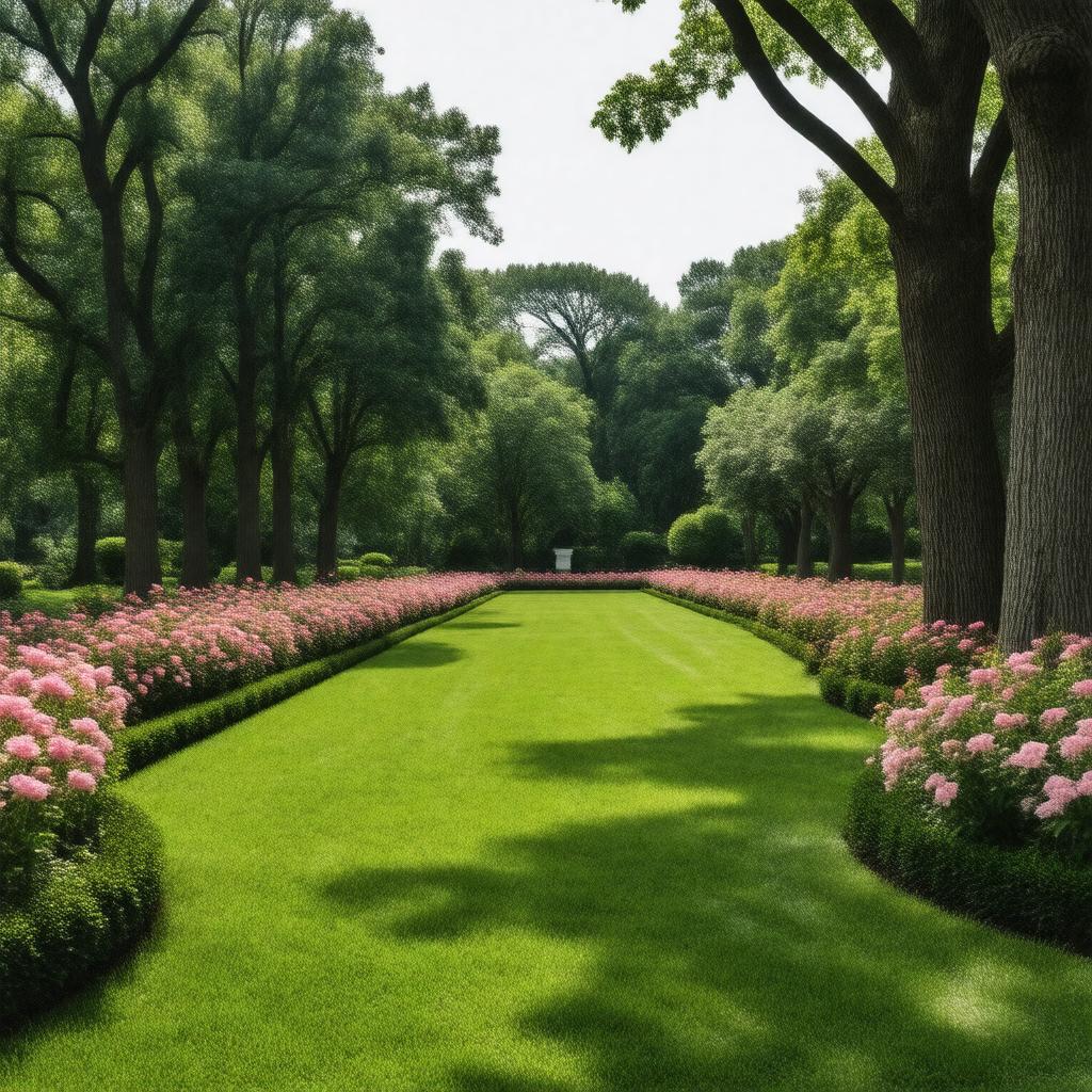AI-created image of Jacqueline Kennedy Garden