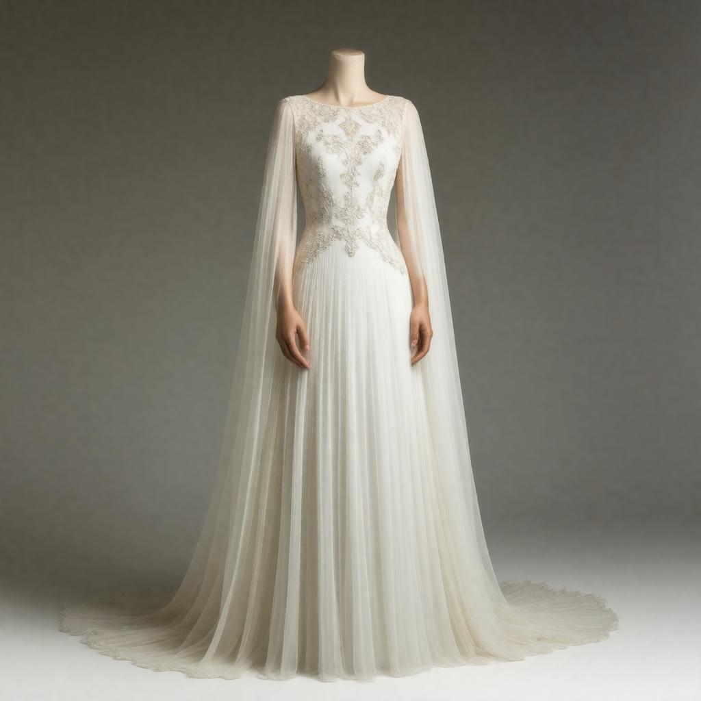 Click to view larger image AI-created image of Jacqueline Kennedy's 1961 gown