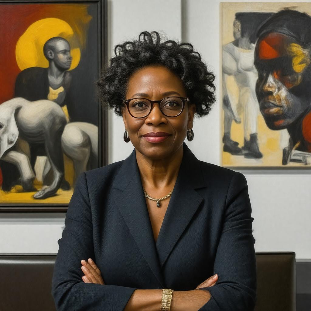 AI-created image of Jacqueline Serwer