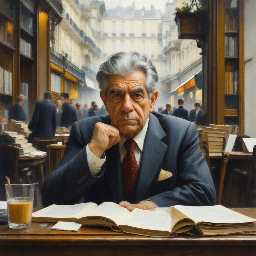 AI-created image of Jacques Lacan