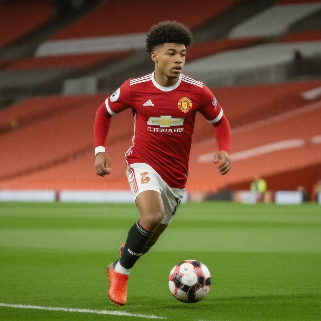 AI-created image of Jadon Sancho
