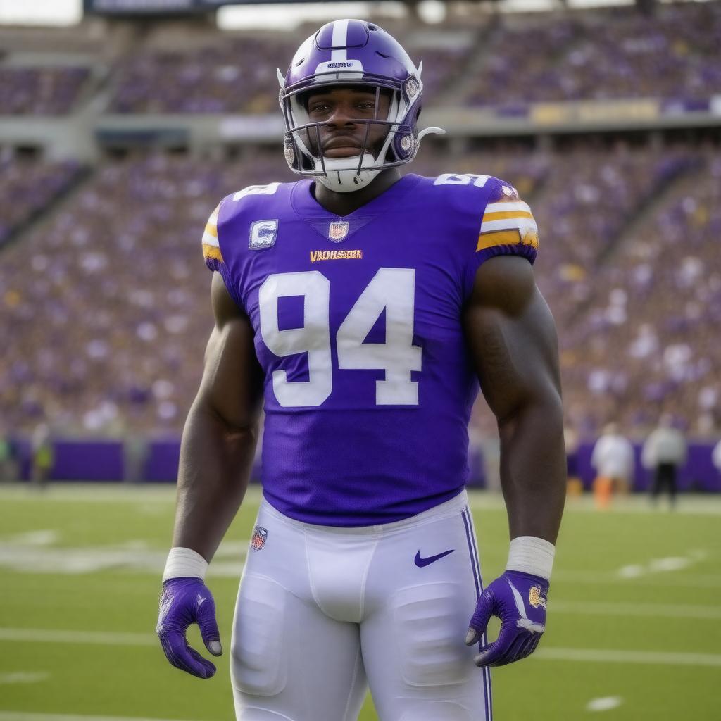 AI-created image of Jaleel Johnson