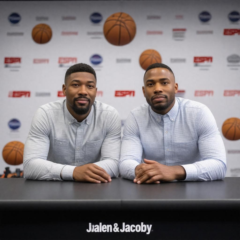 AI-created image of Jalen & Jacoby