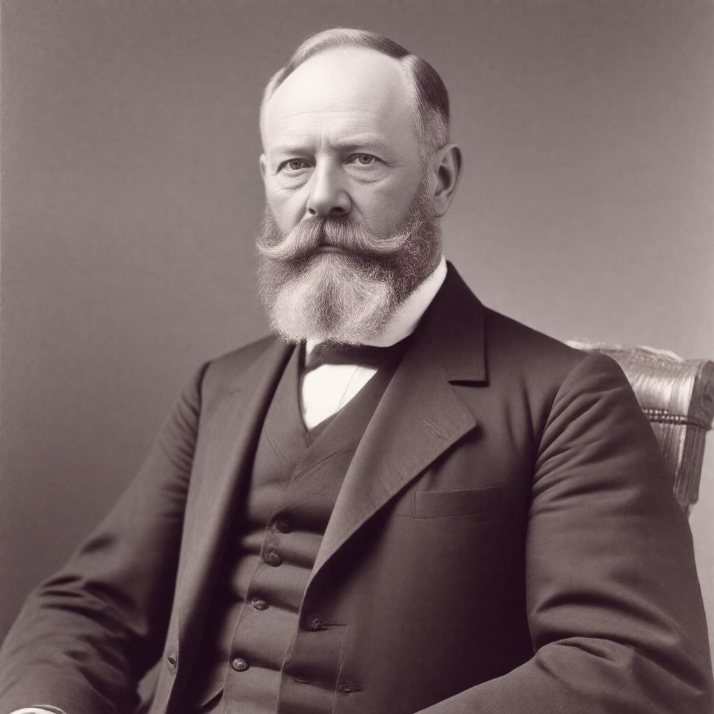AI-created image of James A. Garfield