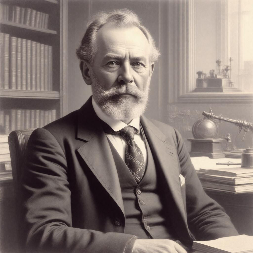 AI-created image of James Alfred Ewing