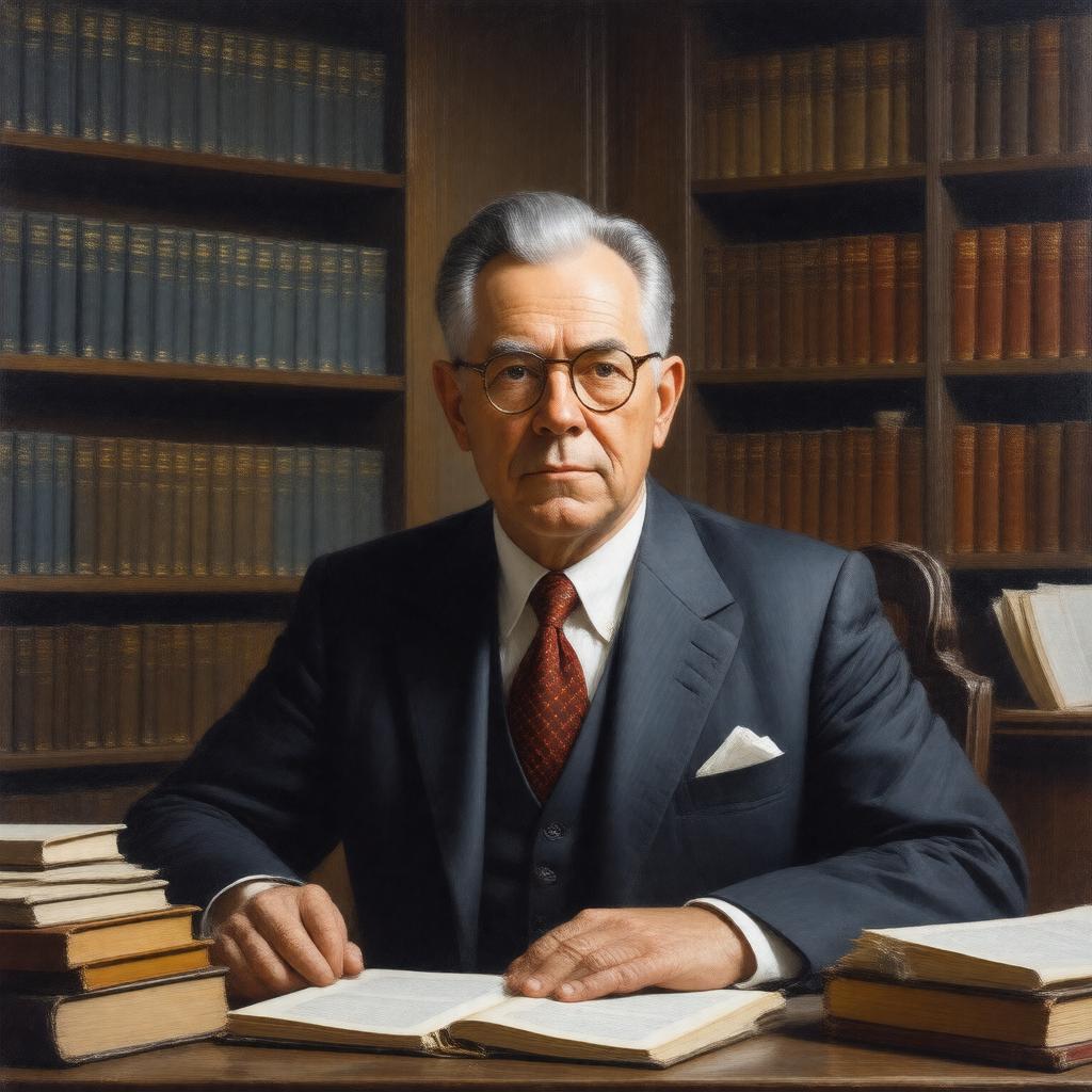 AI-created image of James B. Conant