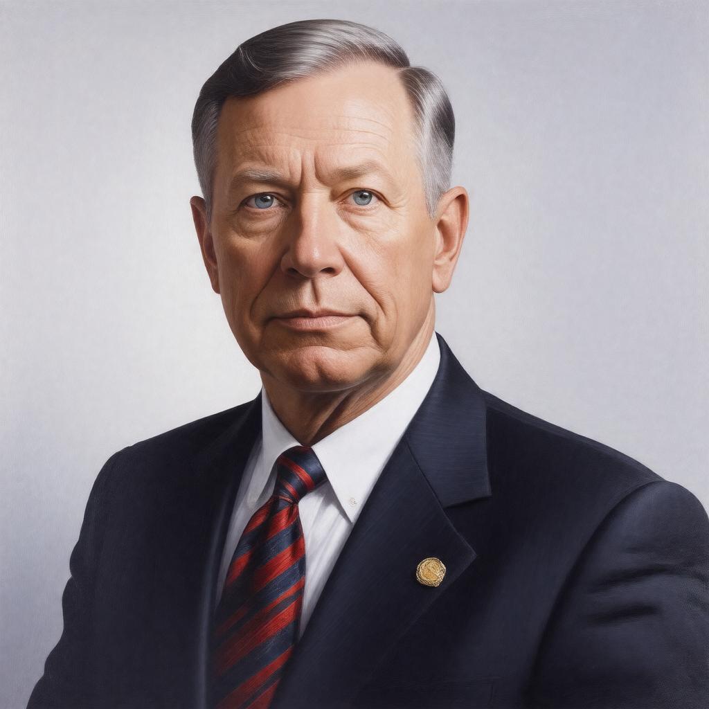 AI-created image of James Baker