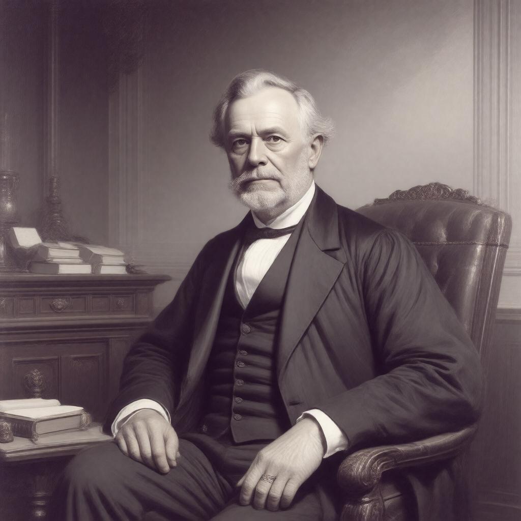 AI-created image of James Barrett (Vermont judge)