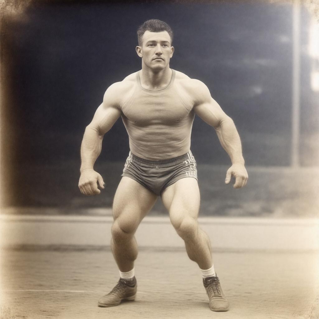 AI-created image of James Barrett (athlete)