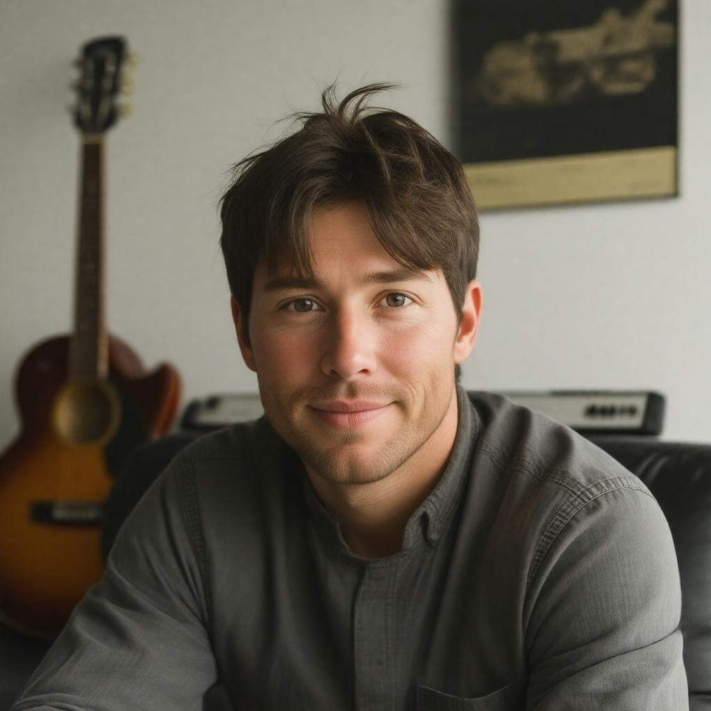 AI-created image of James Blunt