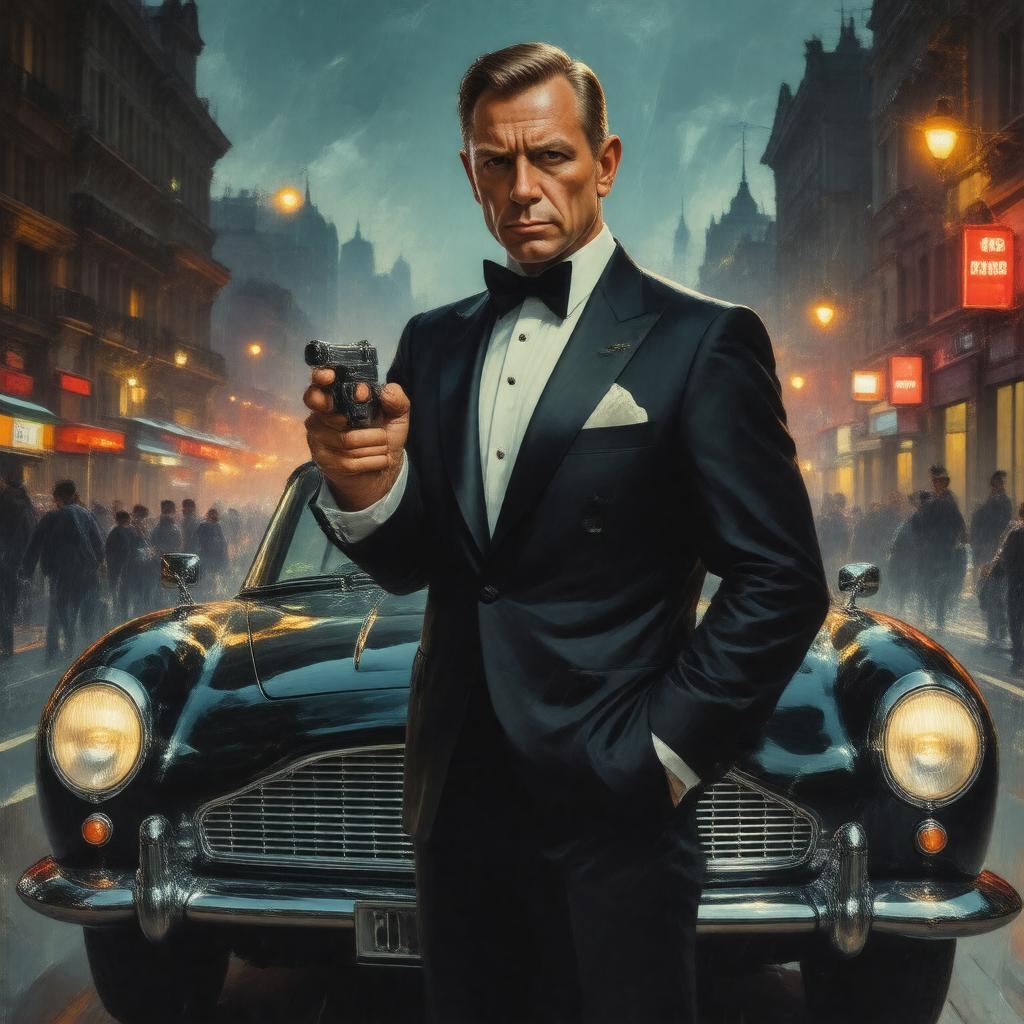 AI-created image of James Bond