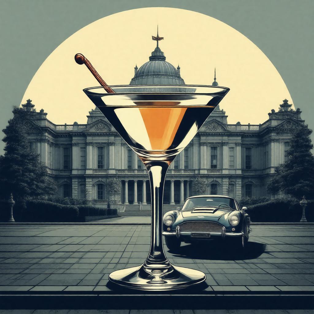 AI-created image of James Bond film series