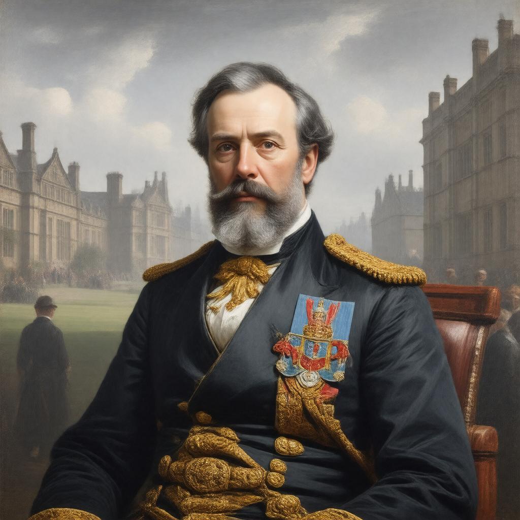 AI-created image of James Brownlow William Gascoyne-Cecil, 2nd Marquess of Salisbury