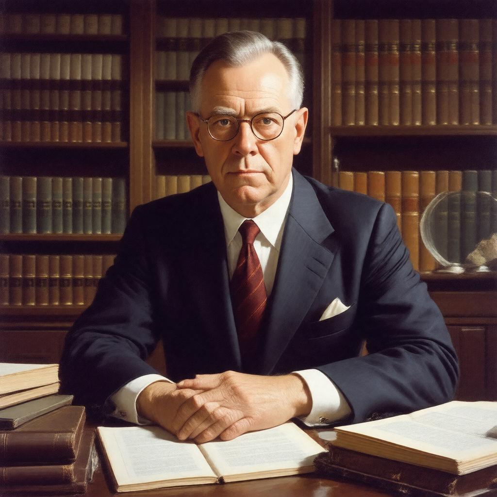 AI-created image of James Bryant Conant