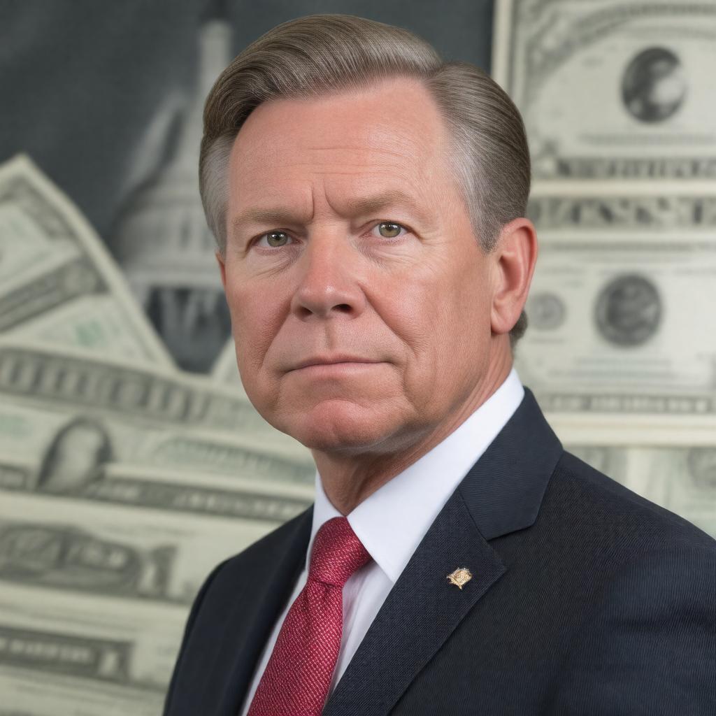 AI-created image of James C. Miller III