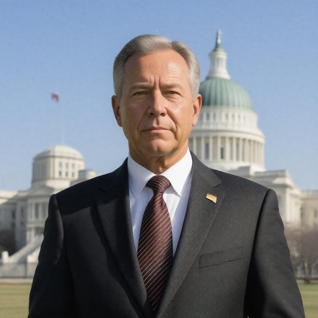 AI-created image of James Caleb Boggs